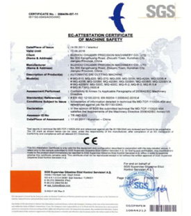 SGS certification